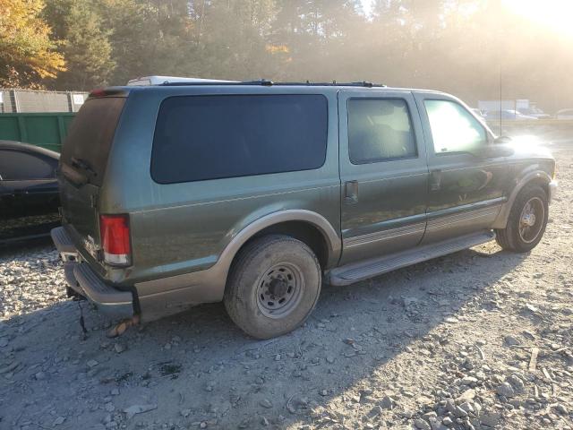 FORD EXCURSION 2001 green  gas 1FMNU42L91EA78236 photo #4