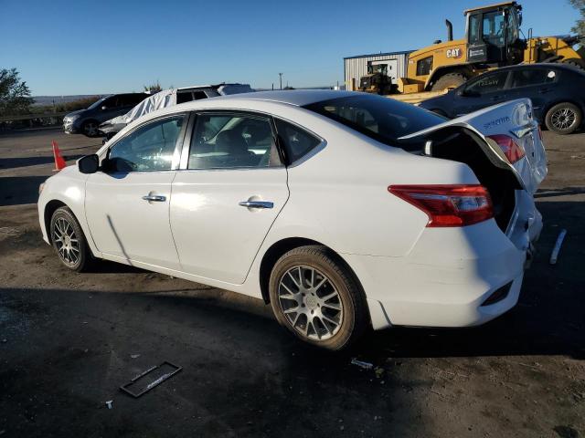 NISSAN SENTRA S 2016 white sedan 4d gas 3N1AB7AP4GY297652 photo #3