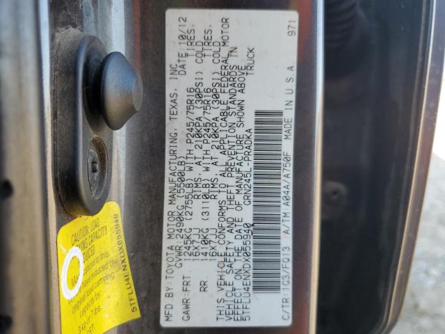 VIN 5TFLU4ENXDX055940 2013 Toyota Tacoma, Double Cab no.12