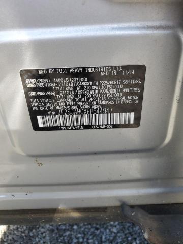 2015 SUBARU FORESTER 2 - JF2SJAHCXFH544947