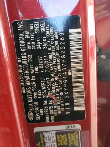 2017 KIA SORENTO LX - 5XYPG4A37HG252893