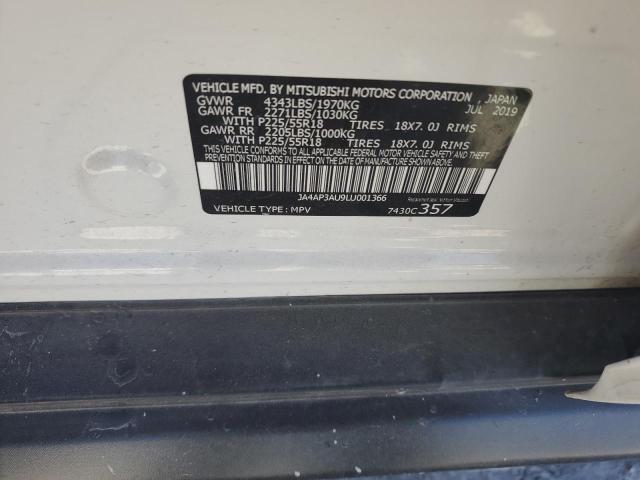 2020 MITSUBISHI OUTLANDER - JA4AP3AU9LU001366