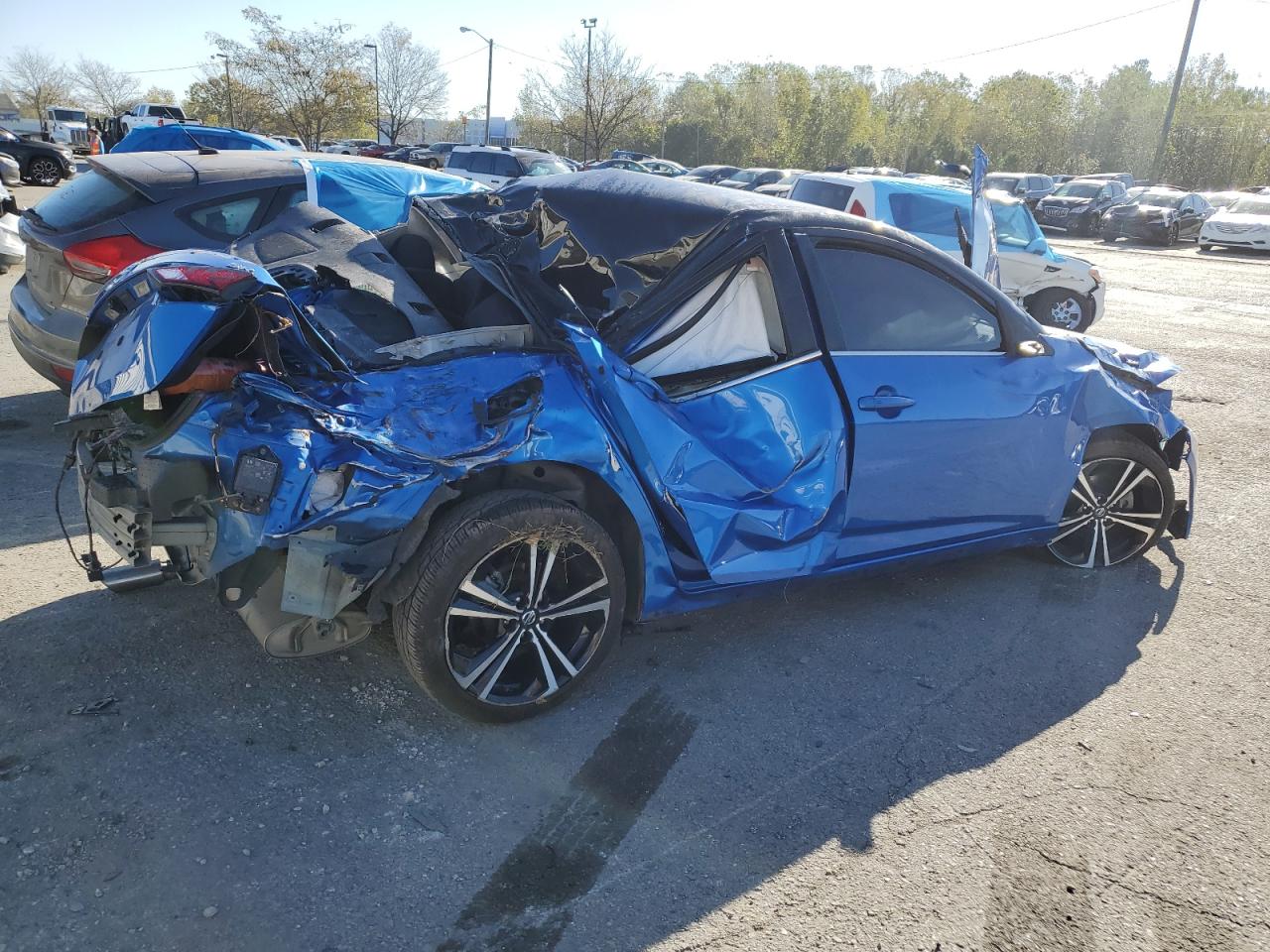 Lot #2962362995 2021 NISSAN SENTRA SR