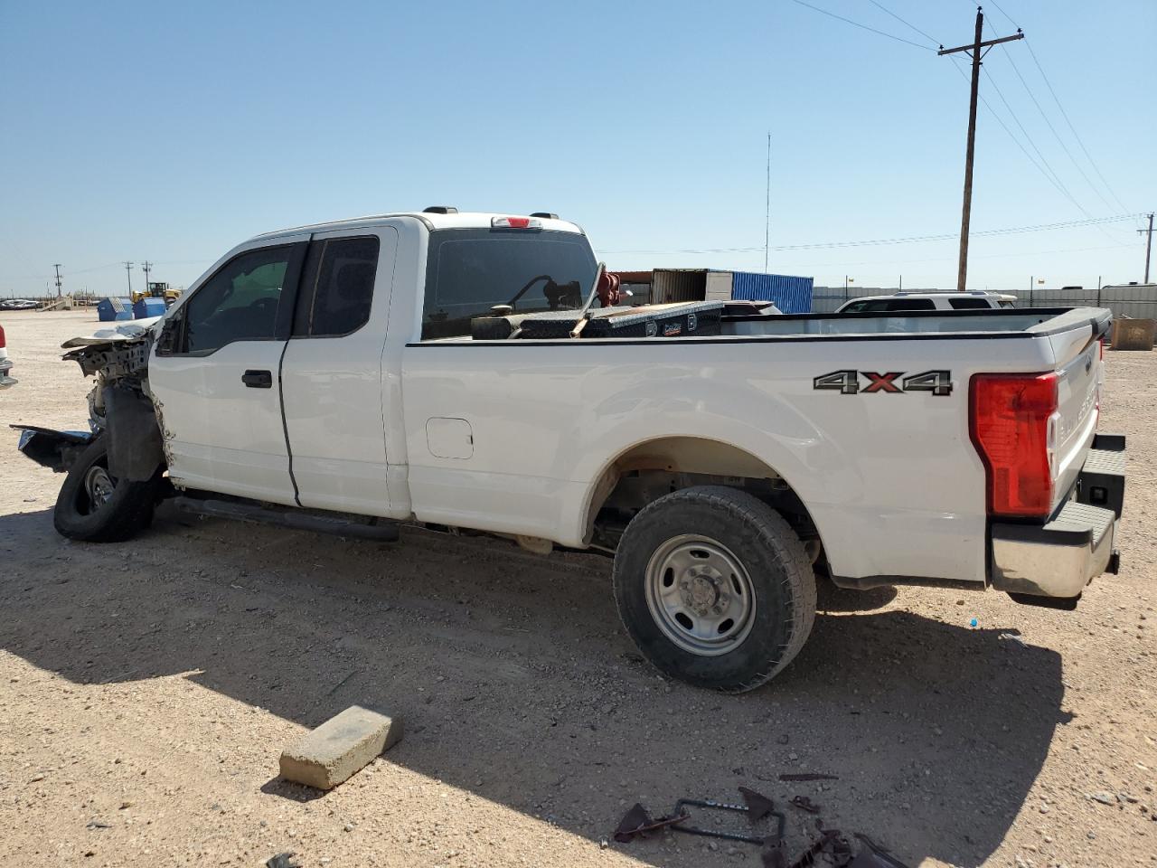 FORD F250 SUPER 2022 white  gas 1FT7X2B6XNEE65869 photo #3