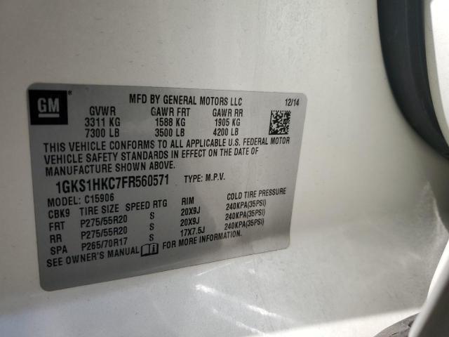 2015 GMC YUKON XL C - 1GKS1HKC7FR560571