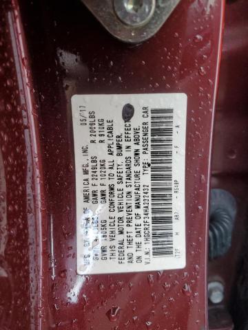 VIN 1HGCR2F34HA232432 2017 Honda Accord, LX no.12