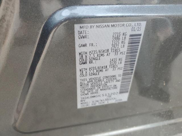 2015 INFINITI QX60 - 5N1AL0MM5FC515202