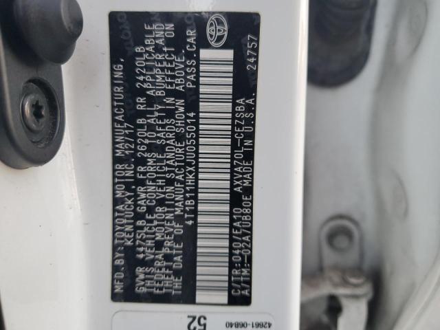 2018 TOYOTA CAMRY L - 4T1B11HKXJU055014