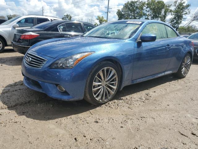 INFINITI G37 BASE 2012 blue  gas JN1CV6FE9CM202582 photo #1