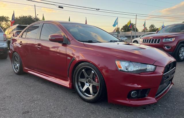 MITSUBISHI LANCER EVO 2015 red sedan 4d gas JA32W8FV5FU026599 photo #1