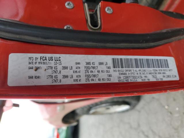 2016 RAM 1500 ST - 1C6RR7FT3GS214154