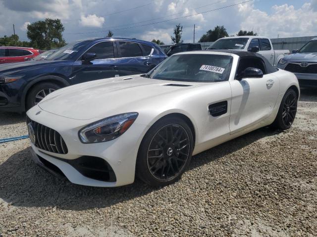 MERCEDES-BENZ AMG GT 2019 white  gas WDDYK7HA8KA024634 photo #1