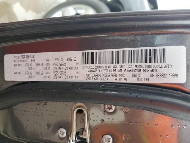 2019 RAM 1500 CLASS - 1C6RR7LT4KS527078