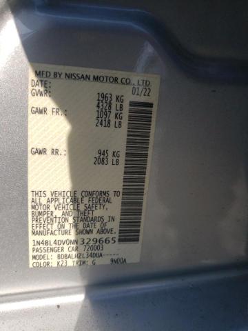 2022 NISSAN ALTIMA SV - 1N4BL4DV0NN329665