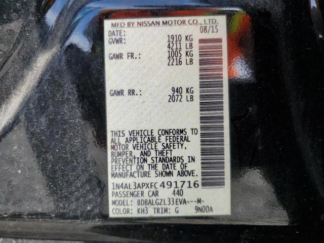 2015 NISSAN ALTIMA 2.5 - 1N4AL3APXFC491716
