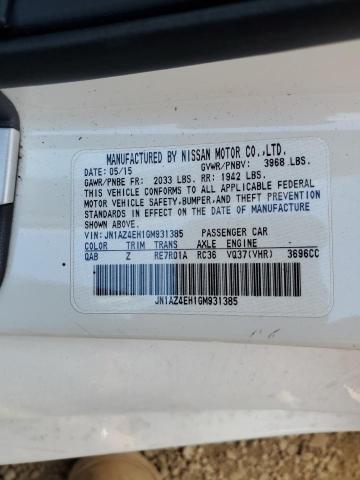2016 NISSAN 370Z BASE - JN1AZ4EH1GM931385