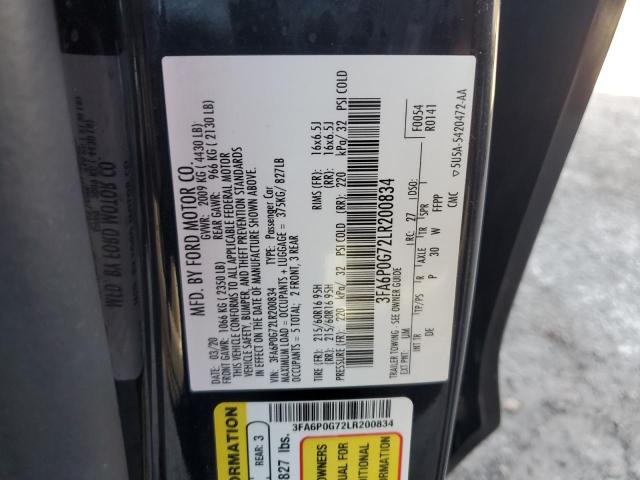 VIN 3FA6P0G72LR200834 2020 Ford Fusion, S no.13