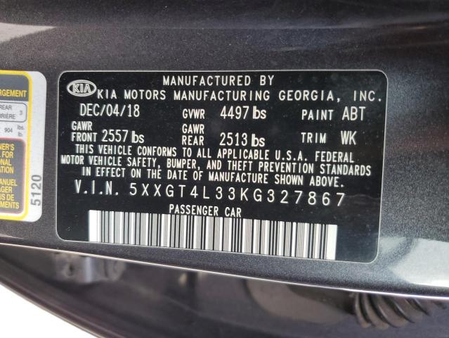2019 KIA OPTIMA LX - 5XXGT4L33KG327867