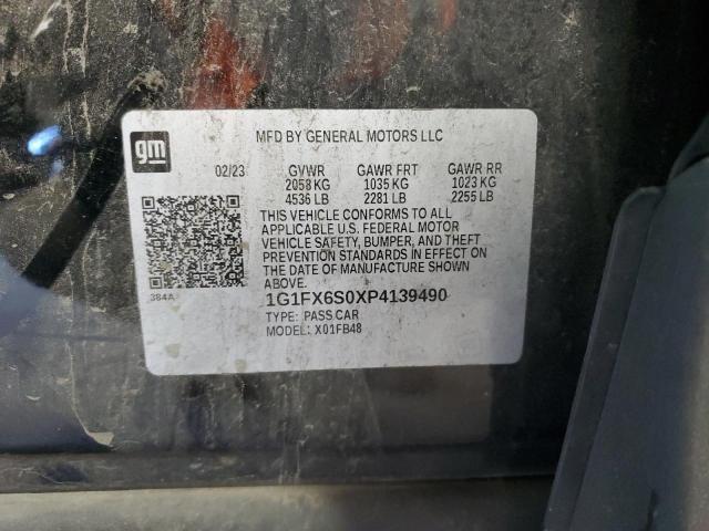 2023 CHEVROLET BOLT EV 2L - 1G1FX6S0XP4139490