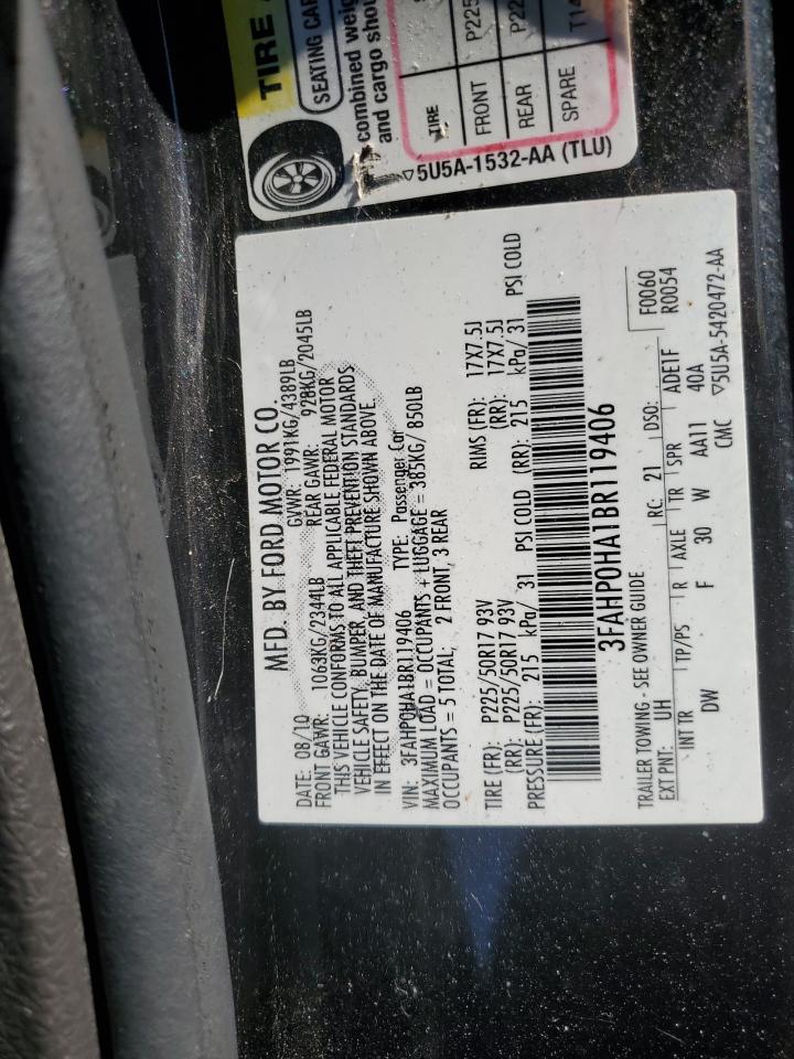 Lot #3024152825 2011 FORD FUSION SE