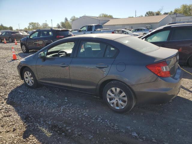 HONDA CIVIC LX 2012 charcoal  gas 2HGFB2F55CH575568 photo #3