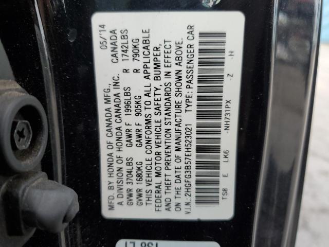 VIN 2HGFG3B57EH523021 2014 Honda Civic, LX no.13