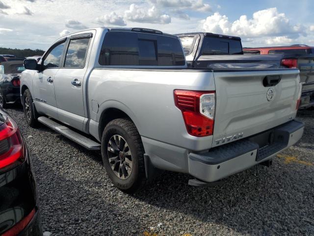 NISSAN TITAN PLAT 2019 silver  gas 1N6AA1E69KN501637 photo #3