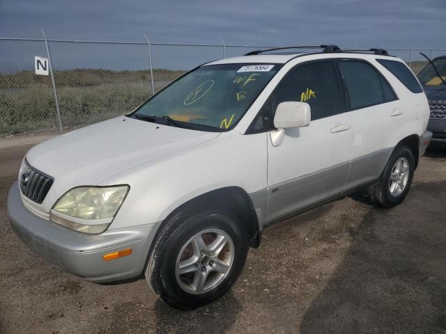 LEXUS RX 300 2001 white  gas JTJGF10U010113953 photo #1