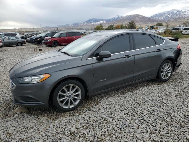 FORD FUSION SE 2017 gray  hybrid engine 3FA6P0LU5HR182882 photo #1