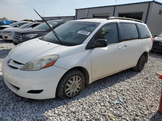 TOYOTA SIENNA CE 2010 white  gas 5TDKK4CC8AS292592 photo #1