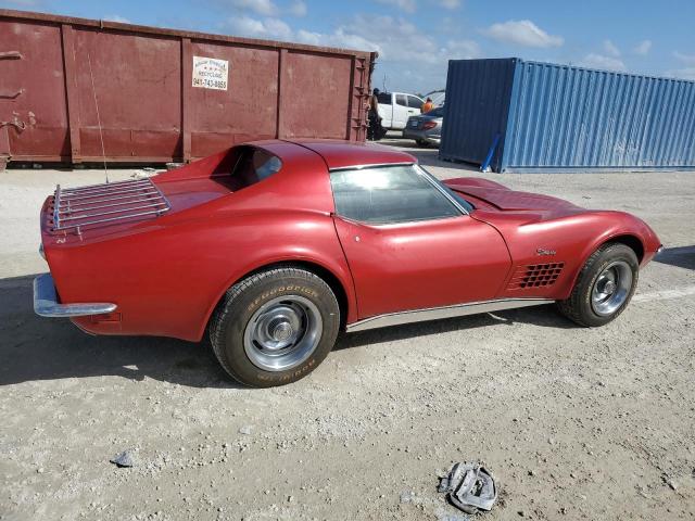 CHEVROLET CORVETTE 1971 red   194371S121536 photo #4