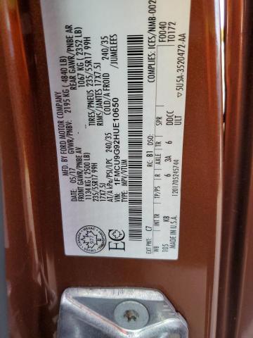 2017 FORD ESCAPE SE - 1FMCU9G92HUE10650
