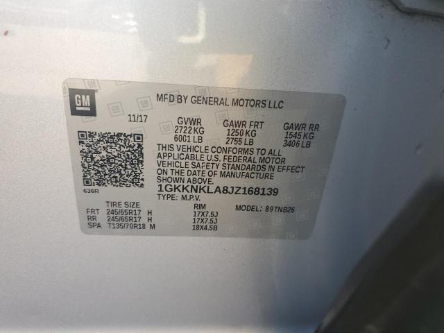 2018 GMC ACADIA SLE - 1GKKNKLA8JZ168139