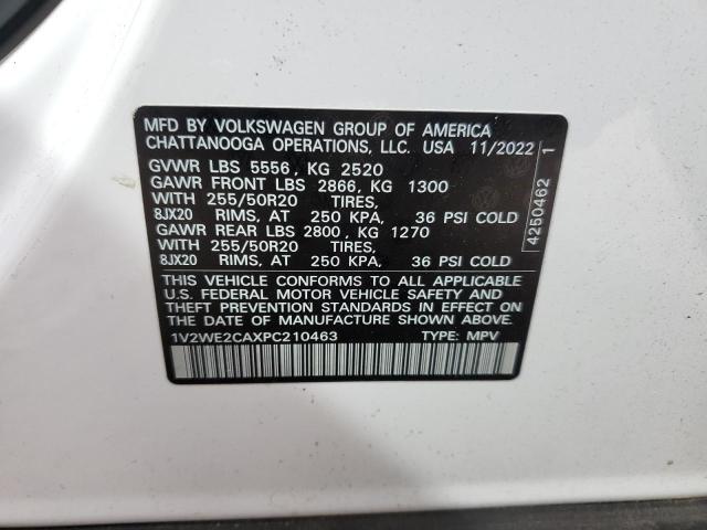 2023 VOLKSWAGEN ATLAS CROS - 1V2WE2CAXPC210463
