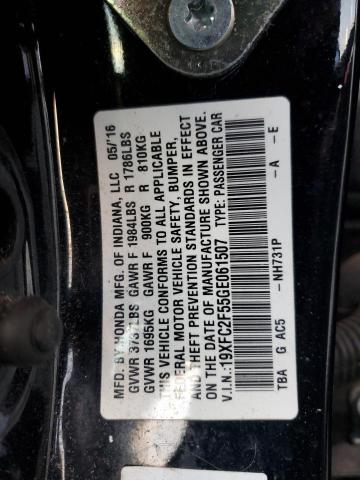 VIN 19XFC2F55GE061507 2016 Honda Civic, LX no.13