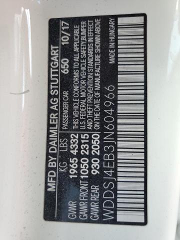 2018 MERCEDES-BENZ CLA 250 - WDDSJ4EB3JN604966