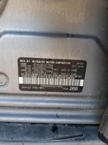 2017 MITSUBISHI OUTLANDER - JA4AD2A34HZ014188