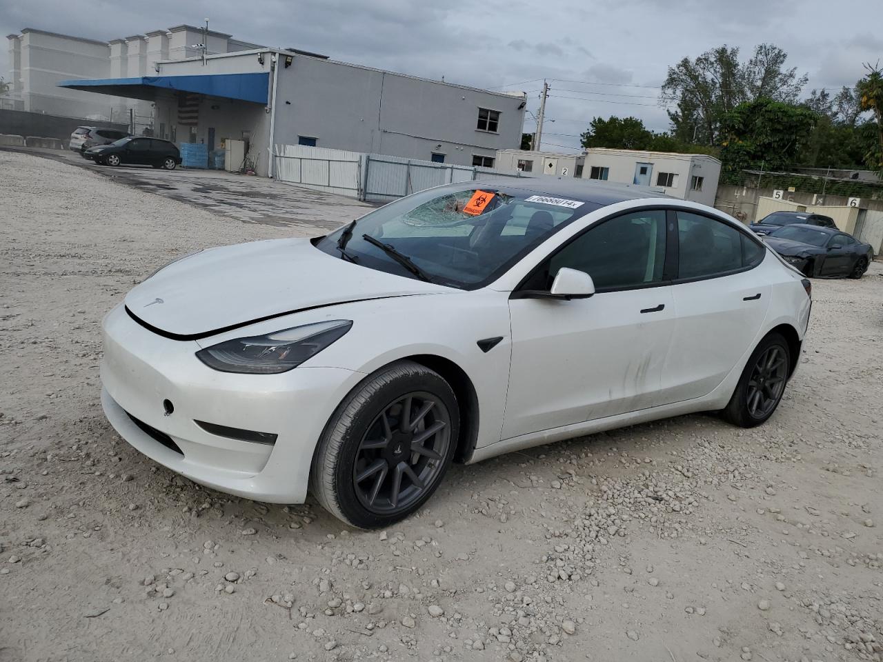 Lot #3027013829 2023 TESLA MODEL 3