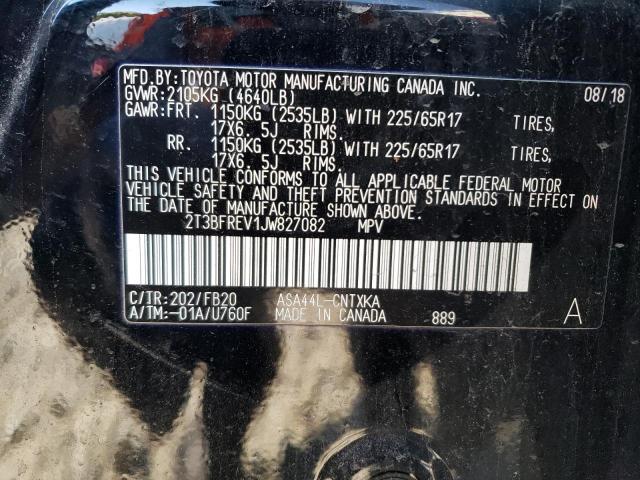2018 TOYOTA RAV4 LE - 2T3BFREV1JW827082