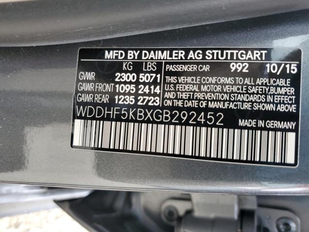 VIN WDDHF5KBXGB292452 2016 Mercedes-Benz E-Class, 350 no.13