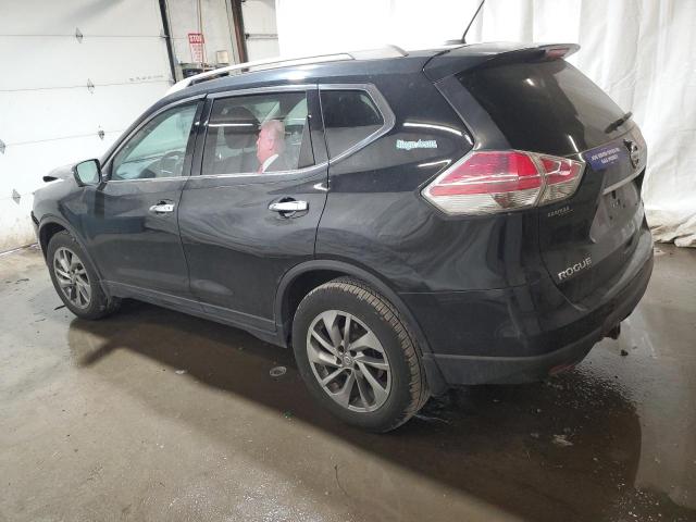 NISSAN ROGUE S 2015 black  gas 5N1AT2MV6FC921476 photo #3