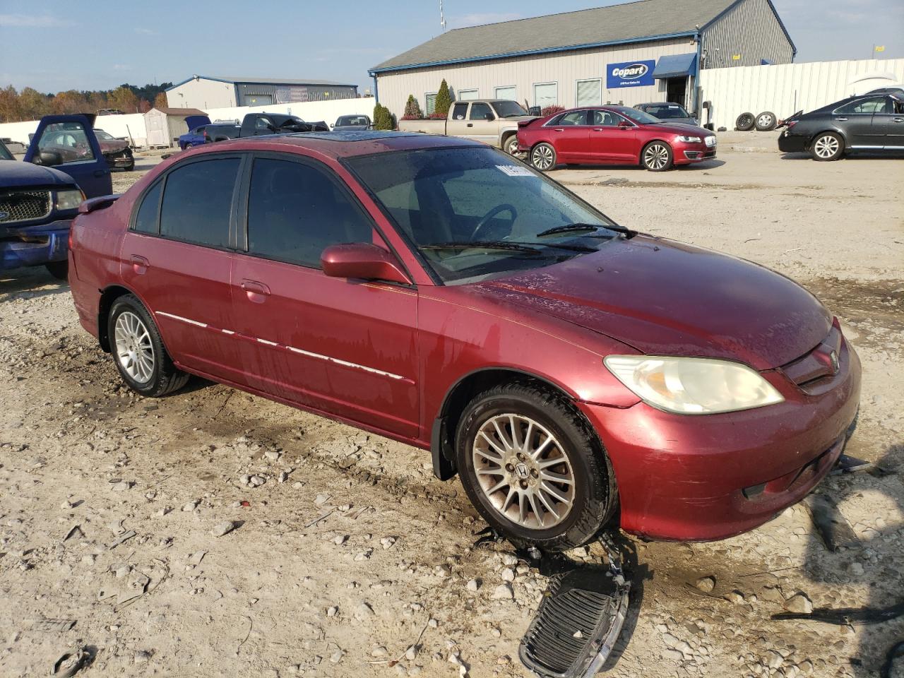 Lot #3038879581 2005 HONDA CIVIC EX