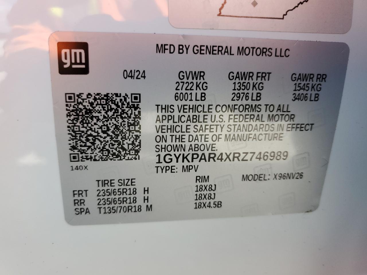 Lot #3033243803 2024 CADILLAC XT6 LUXURY