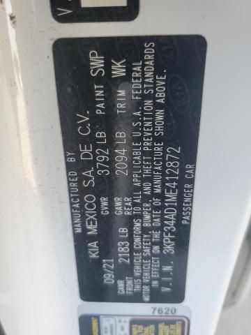 2021 KIA FORTE GT L - 3KPF34AD1ME412872