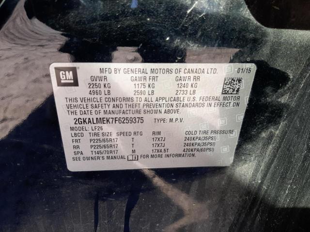 2015 GMC TERRAIN SL - 2GKALMEK7F6259375