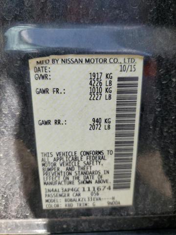 2016 NISSAN ALTIMA 2.5 - 1N4AL3AP4GC111674