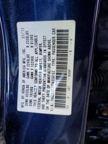 VIN 1HGCR2F34DA258152 2013 Honda Accord, LX no.12