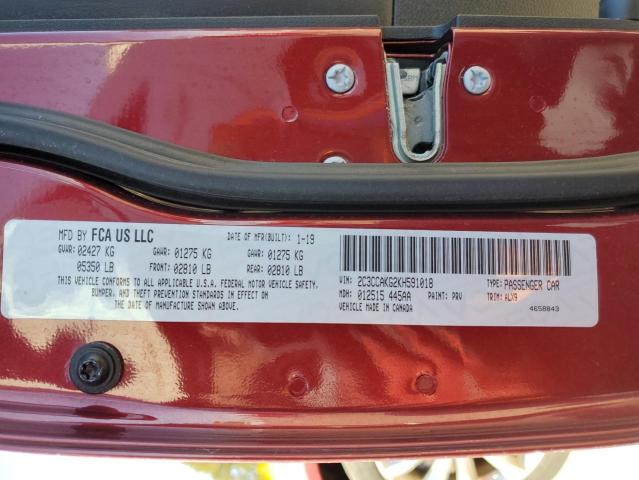 2019 CHRYSLER 300 2C3CCAKG2KH591018