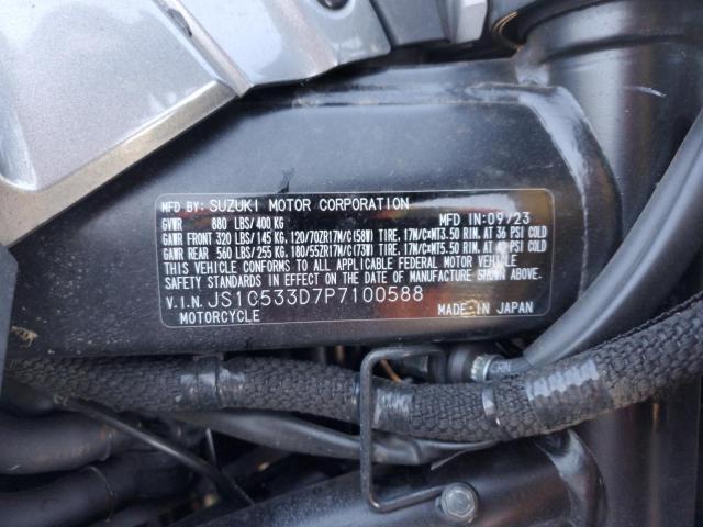 2023 SUZUKI GSX-S750 M - JS1C533D7P7100588