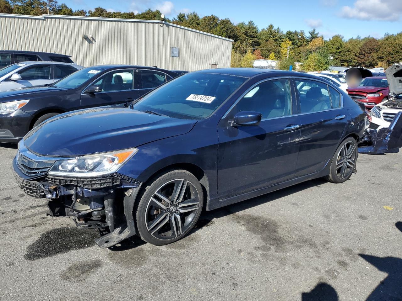 Lot #2960005351 2016 HONDA ACCORD SPO